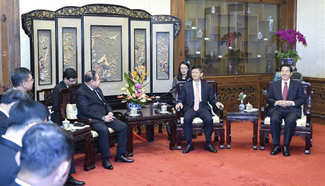 Meng Jianzhu meets defense minister of Thailand in Beijing