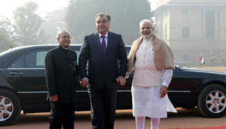Tajik president on five day visit to India