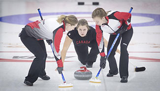 Canada claims title at Qinghai int'l curling competition