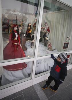 Antique Christmas window displays exhibited in Vancouver