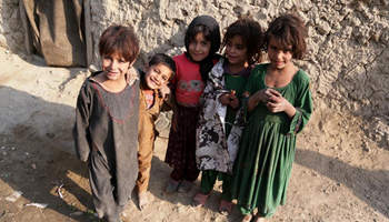 In pics: Afghan displaced children in capital of Afghanistan