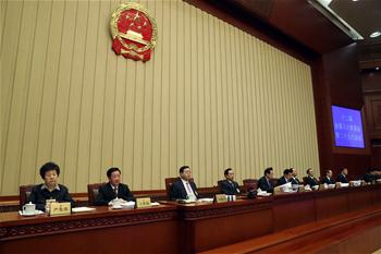 Zhang Dejiang presides over 25th session of 12th NPC Standing Committee in Beijing