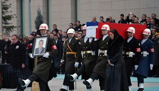 Turkey holds ceremonial farewell for late Russian Ambassador to Turkey