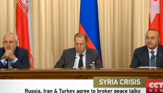 Russia, Iran & Turkey agree to broker Syria peace talks