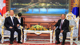 Cambodian parliament president satisfied with Sino-Cambodian ties