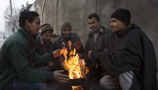 Cold wave continues throughout Indian-controlled Kashmir