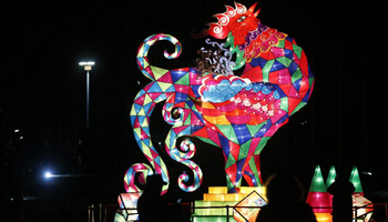 Lantern exhibition held in Daxing District of Beijing