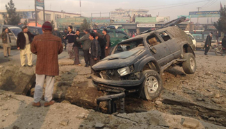 Explosion rips through busy road in Kabul