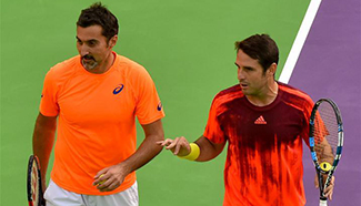 Highlights of 1st round match of ATP Qatar Open tennis tournament