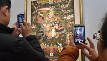 Exhibition of Tibetan Thangka painting held in Beijing