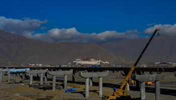 Part of Lhasa ring road opens for trial operation in China's Tibet