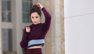 Actress Du Ruoxi poses for fashion shots