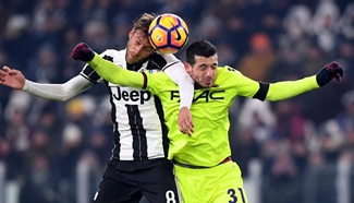 Juventus beat Bologna 3-0 during Serie A soccer match