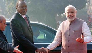 Kenyan president starts India visit