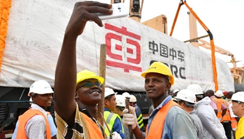 Kenya receives locomotives for China-funded railway