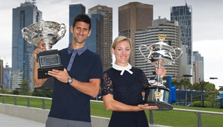 Draw ceremony of Australian Open 2017 held at Melbourne Park