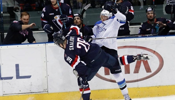 HC Slovan Bratislava beats Barys Astana 4-1 at hockey match