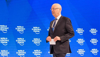 Schwab attends annual meeting of WEF in Davos