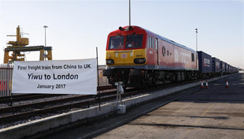First China-Britain freight train reaches London