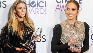Stars dazzle at People's Choice Awards in LA