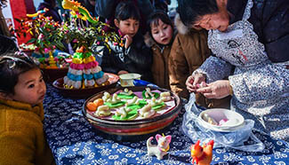 Traditional food made for upcoming Spring Festival