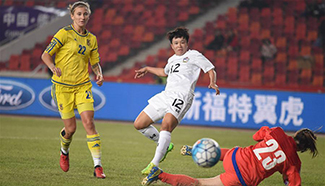 Thailand beats Ukraine 1-0 in CFA Int'l Women's Football Tournament
