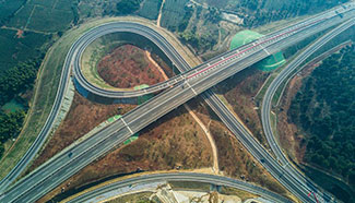 N. extension section of Hangzhou-Changxing Highway opens