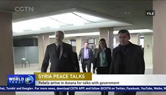 Syria rebels arrive in Astana for talks with government