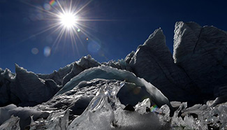Gangbug Glacier in Shannan Prefecture in SW China