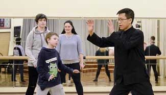 People learn Chinese martial arts in Estonia