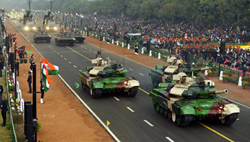Military parade held to celebrate India's 68th Republic Day
