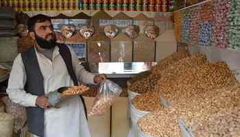 In pics: Dry fruit shop in SW Pakistan's Quetta