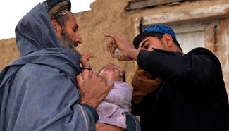 Afghanistan kicks off vaccination campaign against polio virus