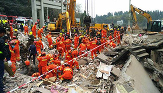 At least four dead in building collapse in E China