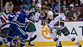 Minnesota Wild beats Vancouver Canucks in NHL regular season match