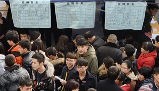 Recruitment fair held in N China
