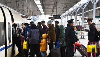 More passengers travel by train since Chunyun