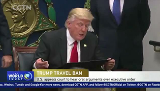U.S. Court of Appeals hears arguments over Trump travel ban