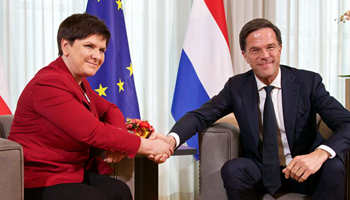 Dutch, Polish PMs meet in The Hague
