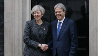 British PM meets with Italian counterpart in London