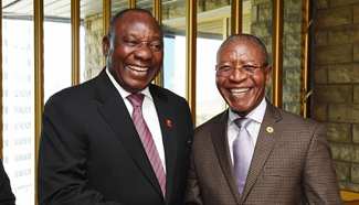 South African deputy president leaves for Maseru, Lesotho