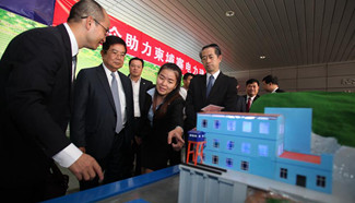 Chinese-developed electric power achievements in Cambodia displayed