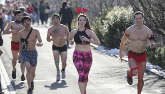 Cupid's Undie Run held in New York