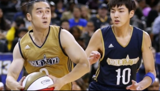 Chinese celebrities play in NBA All-Star Weekend game