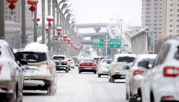 Urumqi witnesses heavy snowfall