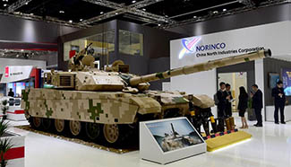 In pics: China Defense NORINCO exhibition area at IDEX in Abu Dhabi