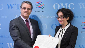 Landmark trade agreement enters into force: WTO chief