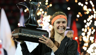 Svitolina into women's tennis top 10 with Dubai Open triumph