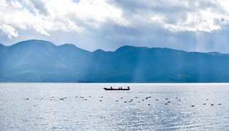 In pics: beautiful scenery of Lugu lake in SW China's Yunnan