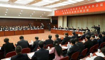 Plenary meeting of 12th NPC deputies from Shanxi opens to media